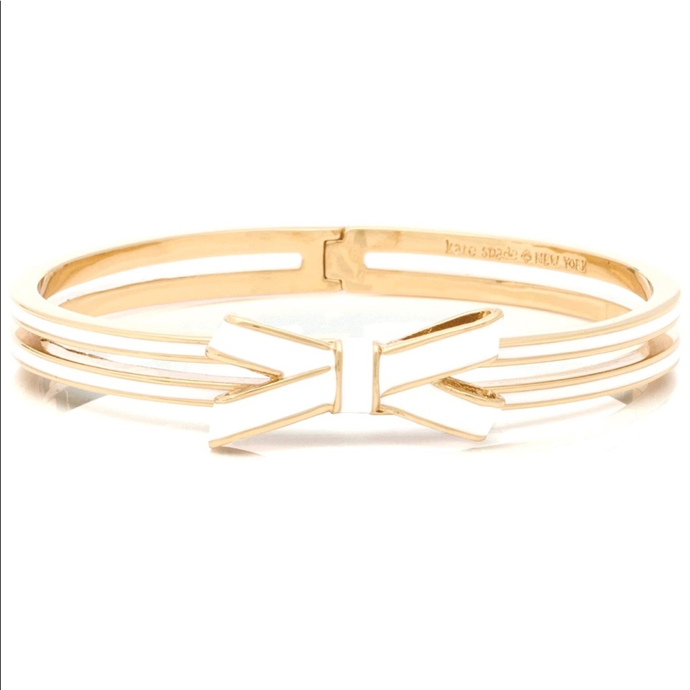 Kate spade double bow hinge bangle bracelet